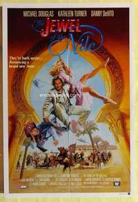 h764 JEWEL OF THE NILE Aust one-sheet movie poster '85 Michael Douglas