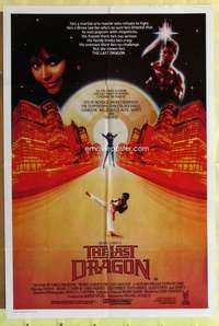 h767 LAST DRAGON Aust one-sheet movie poster '85 Berry Gordy, martial arts!