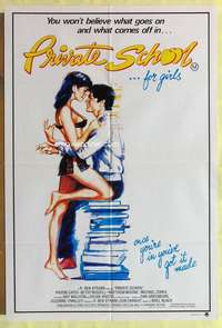 h792 PRIVATE SCHOOL Aust one-sheet movie poster '83 Phoebe Cates, Modine