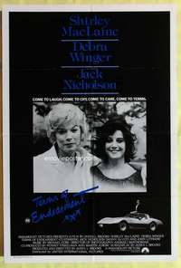 h812 TERMS OF ENDEARMENT Aust one-sheet movie poster '83 MacLaine, Winger