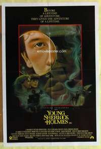 h825 YOUNG SHERLOCK HOLMES Aust one-sheet movie poster '85 Steven Spielberg