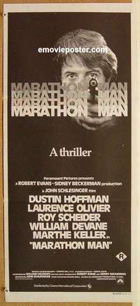 h882 MARATHON MAN Australian daybill movie poster '76 Dustin Hoffman