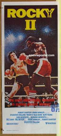 h903 ROCKY 2 Australian daybill movie poster '79 Stallone, boxing!