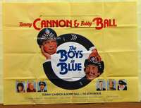 h201 BOYS IN BLUE British quad movie poster '82 English comedy!