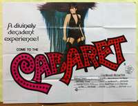 h210 CABARET British quad movie poster '72 Liza Minnelli, Bob Fosse