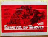 h212 CAPER OF THE GOLDEN BULLS British quad movie poster '67 Mimieux