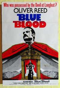 h145 BLUE BLOOD English one-sheet movie poster '73 Oliver Reed
