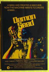 h150 DEMON SEED English one-sheet movie poster '77 different image!