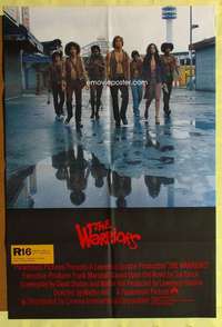 h172 WARRIORS English one-sheet movie poster '79 Walter Hill, teen gangs!