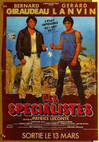 h101 LES SPECIALISTES French 15x22 movie poster '85 Bernard Giraudeau