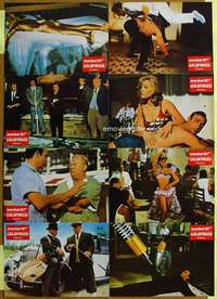 h534 GOLDFINGER German LC movie poster R70s Connery as Bond!