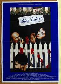 h580 BLUE VELVET German movie poster '86 David Lynch, Rossellini