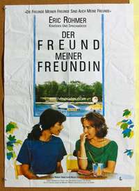 h582 BOYFRIENDS & GIRLFRIENDS German movie poster '87 French sex!