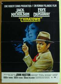 h595 CHINATOWN German movie poster '74 Jack Nicholson, Amsel art!