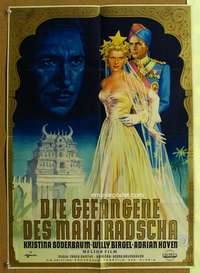 h598 CIRCUS GIRL German movie poster '56 Leo Bothas artwork!