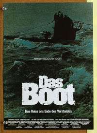 h522 DAS BOOT German 11x16 movie poster '82 Boat, Wolfgang Petersen