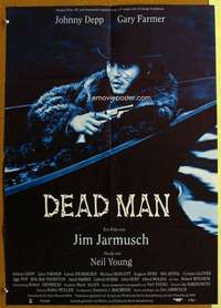 h605 DEAD MAN German movie poster '95 Johnny Depp, Jim Jarmusch