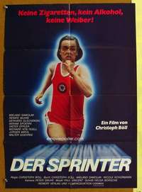 h606 DER SPRINTER German movie poster '84 homosexual track runner!