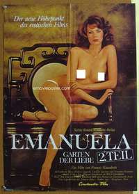 h613 EMMANUELLE 2 THE JOYS OF A WOMAN German movie poster '76 Kristel