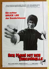 h614 ENTER THE DRAGON German movie poster '73 Bruce Lee classic!