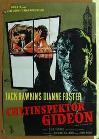 h628 GIDEON OF SCOTLAND YARD German movie poster '58 John Ford