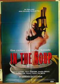 h642 IN THE SOUP German movie poster '92 Steve Buscemi, great image!
