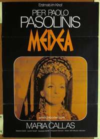h656 MEDEA German movie poster '69 Pier Paolo Pasolini, Maria Callas