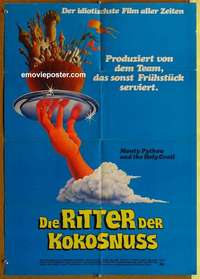 h658 MONTY PYTHON & THE HOLY GRAIL German movie poster '75 Cleese
