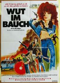 h665 OVER THE EDGE #2 German movie poster '79 Dillion, cult classic!