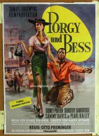 h669 PORGY & BESS German movie poster '59 Sidney Poitier, Dandridge