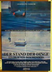 h685 STATE OF THINGS German movie poster '82 Wim Wenders, Pellaert art