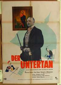 h082 UNDERDOG East German movie poster '51 Werner Peters