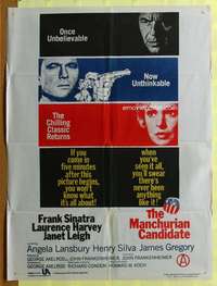 h040 MANCHURIAN CANDIDATE Indian movie poster R88 Frank Sinatra