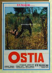 h114 OSTIA Italian photobusta movie poster '70 Pier Paolo Pasolini