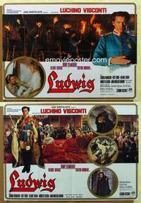 h116 LUDWIG 2 Italian photobusta movie posters '73 Luchino Visconti