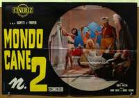 h113 MONDO CANE 2 Italian photobusta movie poster '64 bizarre!