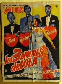 h375 LOLA TORBELLINO Mexican movie poster '55 Lola Flores