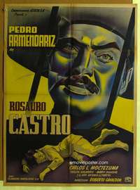 h393 ROSAURO CASTRO Mexican movie poster '50 Armendariz, Vidal