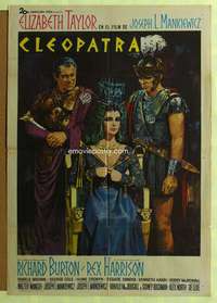 h429 CLEOPATRA Spanish movie poster '64 Elizabeth Taylor, Burton