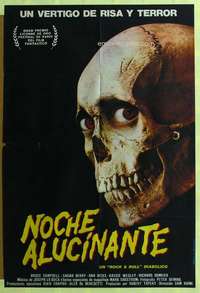 h439 EVIL DEAD 2 Spanish movie poster '87 Sam Raimi, Bruce Campbell
