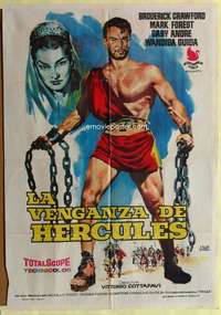 h448 GOLIATH & THE DRAGON Spanish movie poster '61 cool fantasy art!