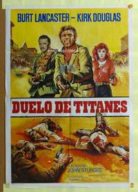 h450 GUNFIGHT AT THE OK CORRAL Spanish movie poster R83 Burt Lancaster