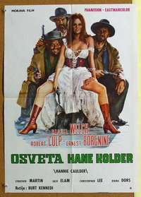 h284 HANNIE CAULDER Yugoslavian movie poster '72 sexy Raquel Welch!