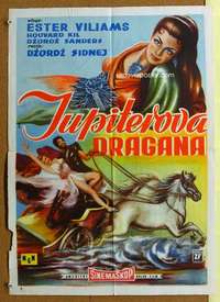 h287 JUPITER'S DARLING Yugoslavian movie poster '60s Esther Williams