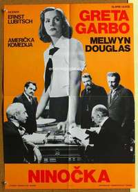 h299 NINOTCHKA Yugoslavian movie poster R80s Greta Garbo, Lubitsch
