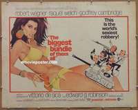 j055 BIGGEST BUNDLE OF THEM ALL half-sheet movie poster '68 Raquel Welch