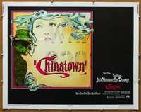 j086 CHINATOWN half-sheet movie poster '74 Jack Nicholson, Roman Polanski