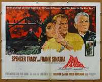 j113 DEVIL AT 4 O'CLOCK half-sheet movie poster '61 Spencer Tracy, Sinatra