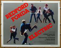 j128 ELECTRIC HORSEMAN half-sheet movie poster '79 Robert Redford, Fonda