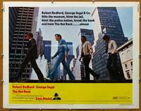 j201 HOT ROCK half-sheet movie poster '72 Robert Redford, George Segal